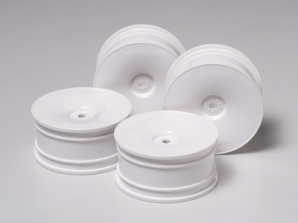 [53914] RC White Dish Wheel 4pcs - 26mm Width Offset 0