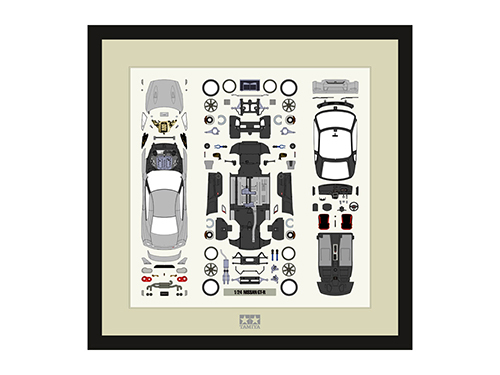 [21210] 1/24 NISSAN GT-R Ultimate Parts PANEL (Metal Silver)