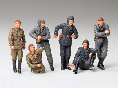 [35214] 1/35 Russian Army Tank Crew At Rest Figure Set