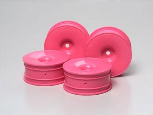 [49422] Fluorescent Pink Medium Narrow dish Wheels