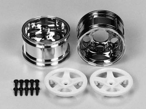 [50673] 5 Spoke 2 Piece Wide Wheels*2