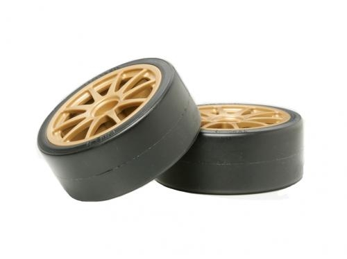 [51219] RC Drift Tires Type D & Wheels - Fits all Touring Cars