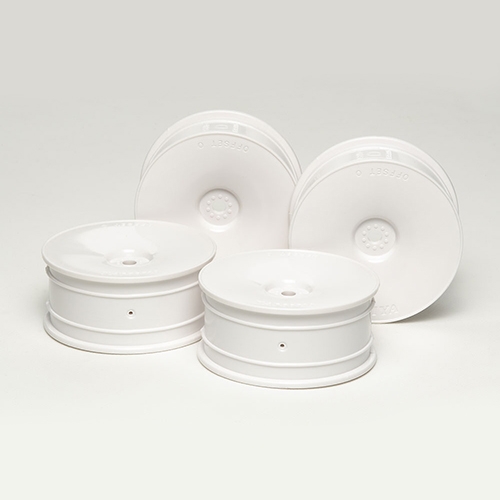 [53475] RC Med.Narrow Dish Wheels - White (Offset 0)