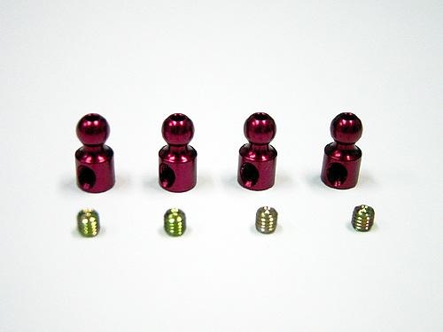 [53645] ALUMINIUM STABILIZER END(RED)