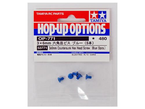 [53771] 3x6mmCHH SCREW/BLUE*5