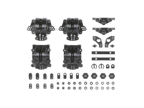[54098] Carbon Reinforced A Parts - TB03 (Gear Case)
