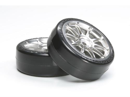 [54022] 10 Spoked Wheel W/SD Tires 24mm/0 (2pcs)
