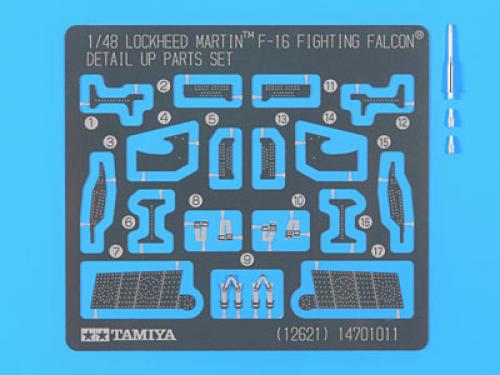 [12621] 1/48 F-16 Fighting Falcon Detail Parts