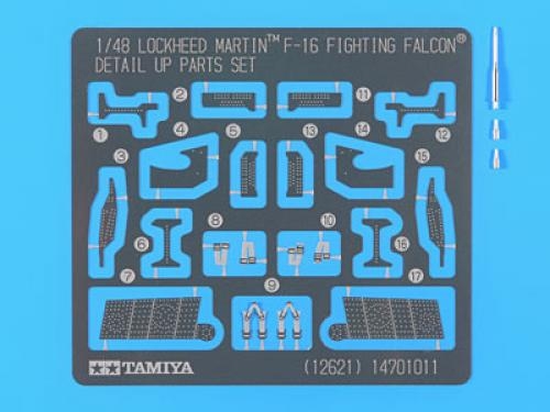 [12621] 1/48 F-16 Fighting Falcon Detail Parts