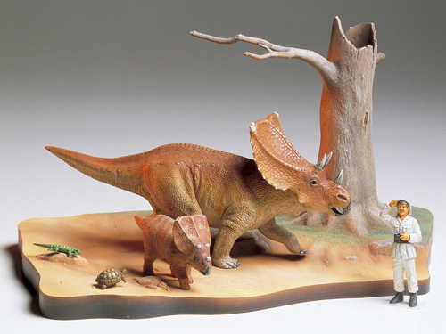 [60101] 1/35 Chasmosaurus Diorama Set