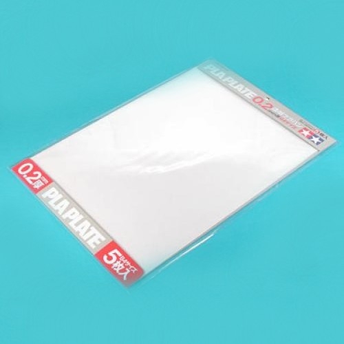 [70126] Pla Plate Clear 0.2mm (5 sheets)
