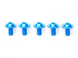 [84108] RC 3x6mm Aluminum Screws - Blue