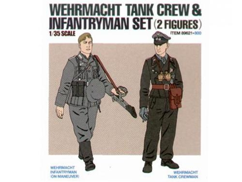 [89621] 1/35 German Tank Crew & Infantry