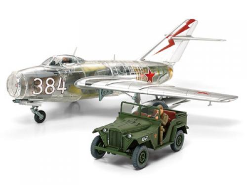 [89729] 1/48 MiG-15bis Clear Edition & GAZ-67B