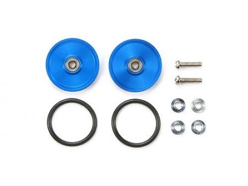 [94739] JR 19mm Alum Ball Race Roller - Dish/Blue