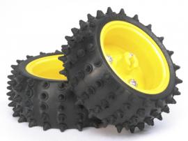 [70194] Spike Tire Set (65mm Dia.)