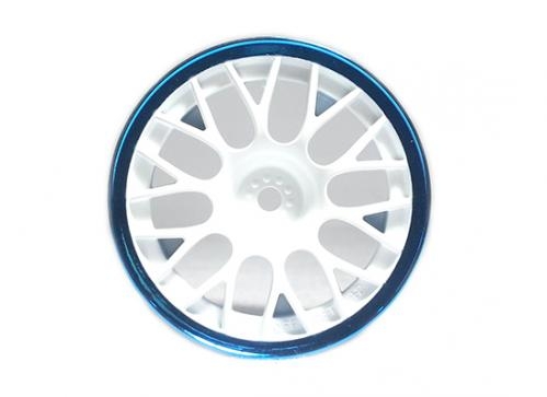 [84240] MN Mesh Wheel White & Blue Rim/+2