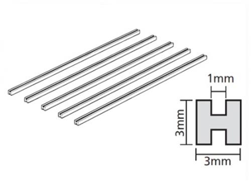 [70201] Plastic Beams 3mm H *5