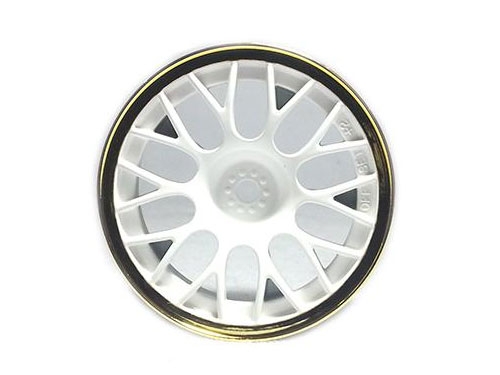 [84246] MN Mesh Wheel White & Gold Rim/+2