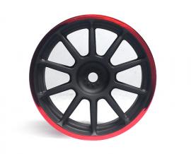 [84247] MN 10 Spoke Black & Red Rim/±0