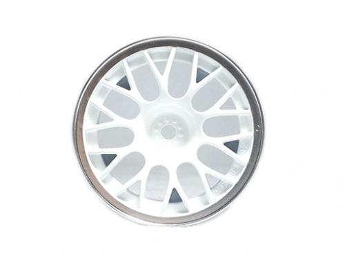 [84249] MN Mesh Wheel White & Chrome Rim/+2