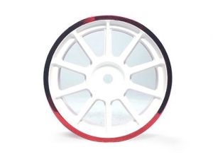 [84251] MN 10 Spoke White & Red Rim/±0