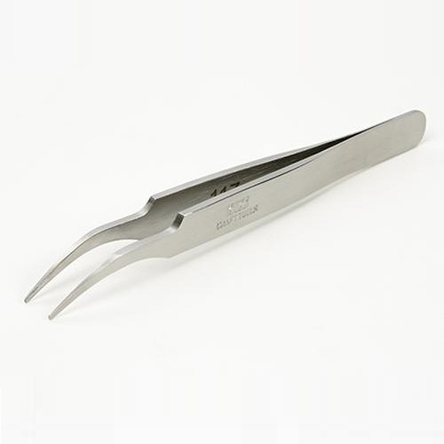 [74108] HG Angled Tweezers Round Tip