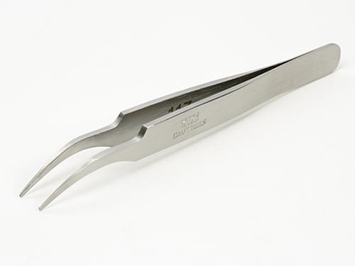 [74108] HG Angled Tweezers Round Tip