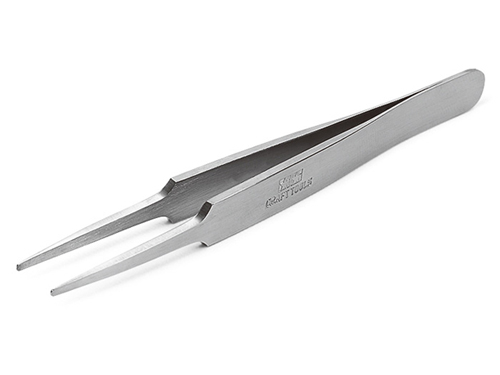 [74109] HG Straight Tweezers Round Tip