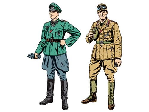 [25154] 1/35 German Officer&Tank Crew
