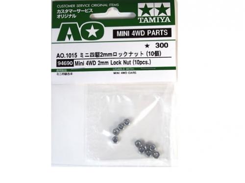 [94690] MINI 4WD 2MM LOCK NUT*10