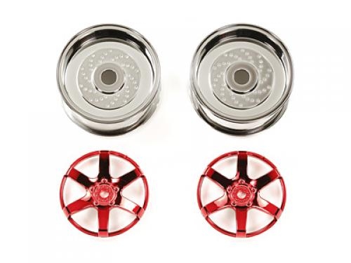 [54551] 2pc 6spk Red Whl 26mm Off+2