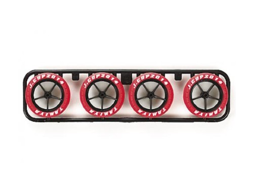 [95045] Hard LD Arched Tire Red J-Cup 14