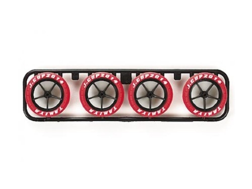 [95045] Hard LD Arched Tire Red J-Cup 14