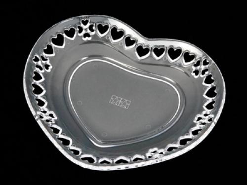 [76629] Mini Heart Dish Clear 87mm