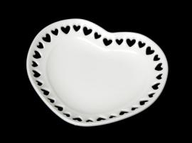 [76630] Mini Heart Dish Wh 70mm