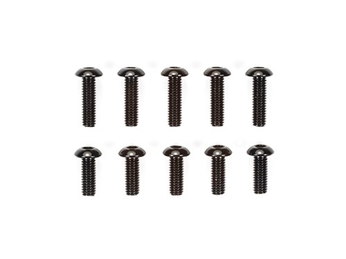 [84396] Alu Hex Screw 3x8 3x10 Bla