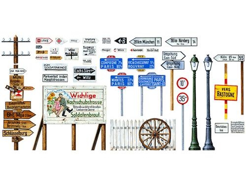 [32509] 1/48 Sign Board Set