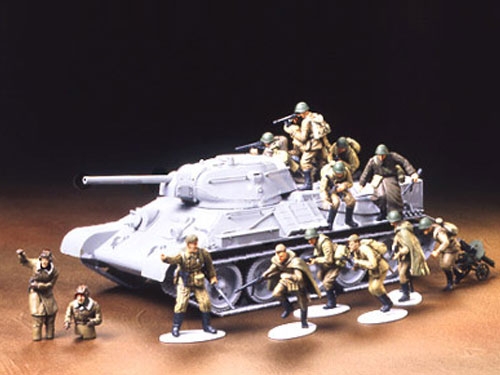 [32521] 1/48 Russian Infantry & Tank Crew Set