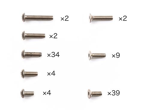 [84428] TA07 PRO Titanium Screw Set