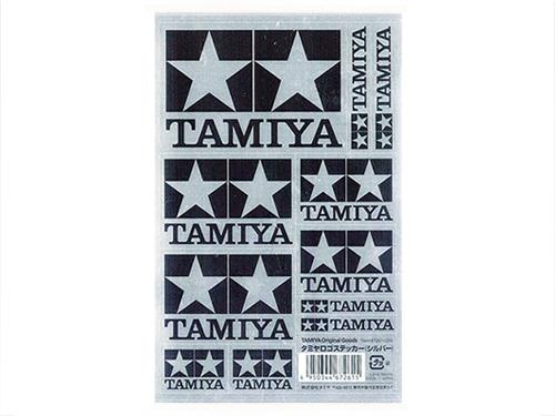 [67261] Tamiya Logo Stickers Silver