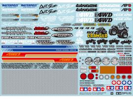 [54630] Off Road Car Sponsor Stickers