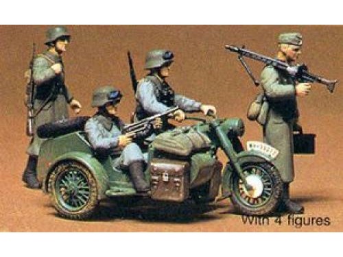 [35016] 1/35 German BMW R75 w/Side Car