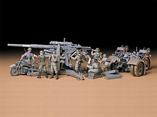 [35017] 1/35 German 88mm Gun FlaK 36/37 w/trailer