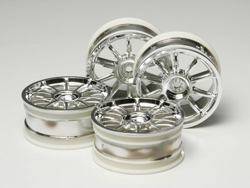 [53860] 10 Spoke Plated Wheel *4 (24mm/Off0)