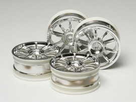 [53860] 10 Spoke Plated Wheel *4 (24mm/Off0)