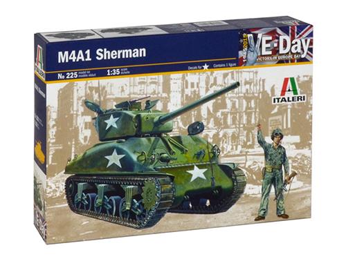 [IT0225S] ITALERI 1:35 M4A1 SHERMAN (VeDay Special Edition)