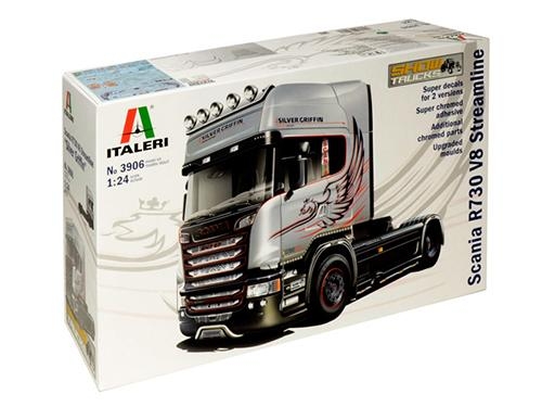 [IT3906S] ITALERI 1:24 SCANIA R730 STREAMLINE 4x2 "Silver Griffin"