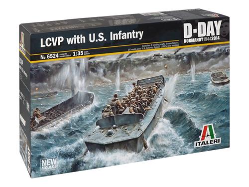 [IT6524S] ITALERI 1:35 LCVP with US INFANTRY