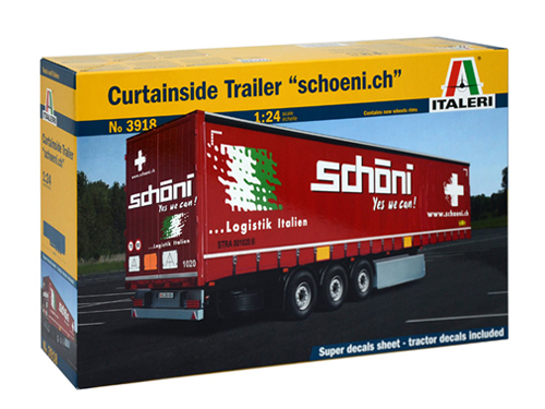 [IT3918S] ITALERI 1:24 CURTAINSIDE TRAILER -schoeni.ch-